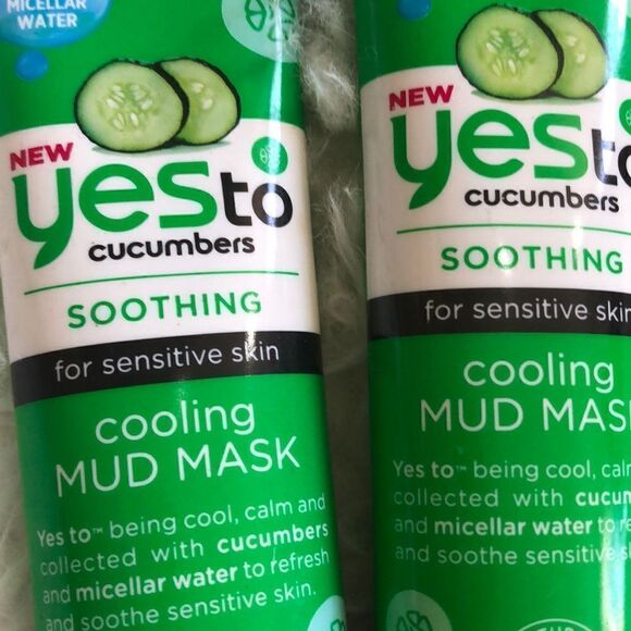 NEW (Pack of 4) Yesto Cucumber cooling mud mask - Picture 2 of 4